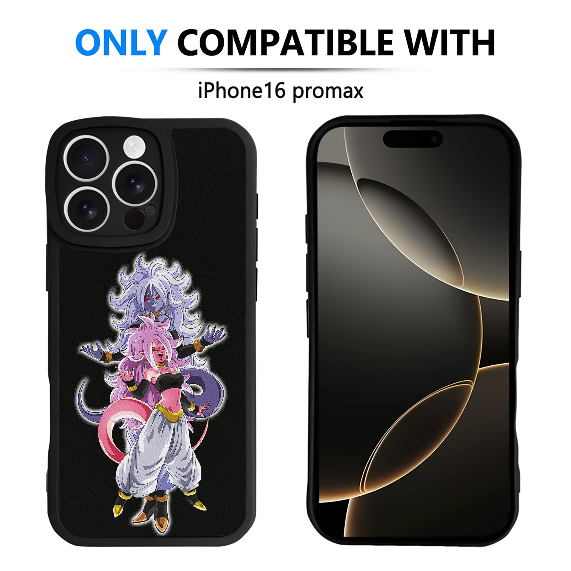 （画像用） ドラゴンボール DRAGON BALL 【iPhone 16シリーズ対応】シリコンスマホケース（レザー調） 材質：シリコン
